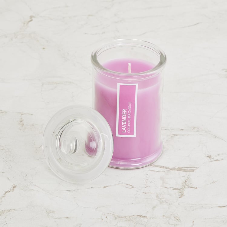 Colour Connect Lavender Scented Jar Candle