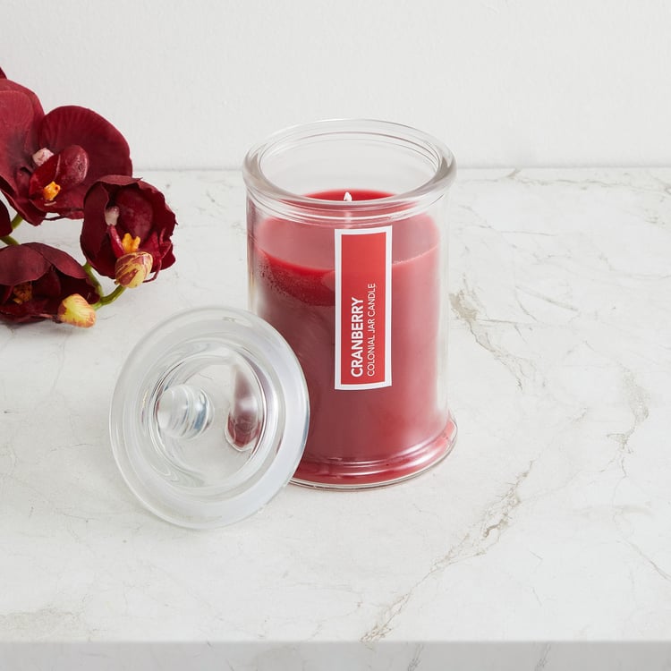 Colour Connect Cranberry Scented Jar Candle