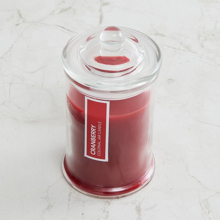 Colour Connect Cranberry Scented Jar Candle