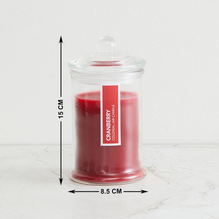 Colour Connect Cranberry Scented Jar Candle