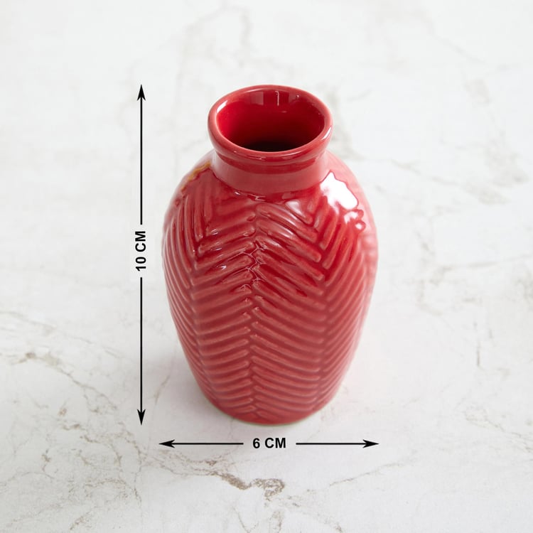 Colour Connect Ceramic Cranberry Reed Diffuser Set