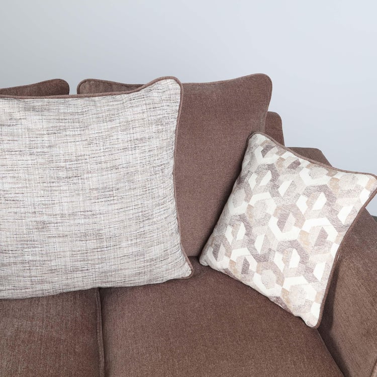 Jesebel Fabric 2-Seater Sofa - Brown