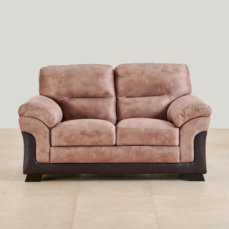 Aries Fabric 2-Seater Sofa - Beige