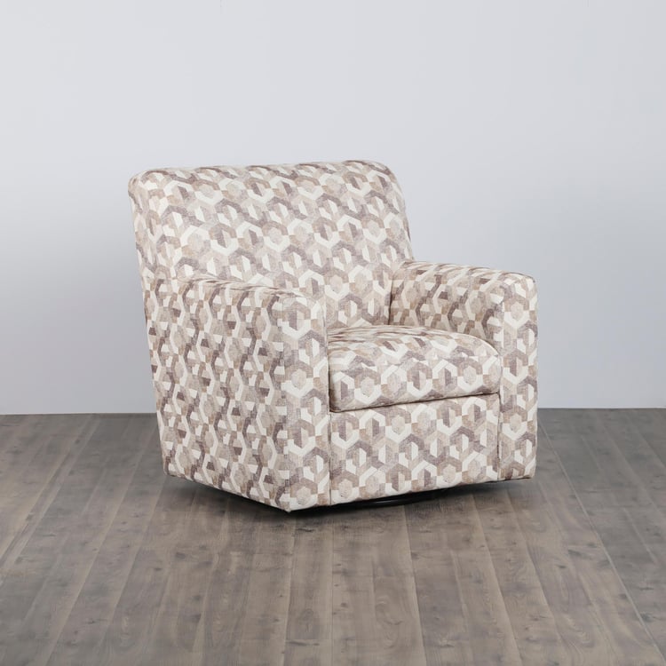 Jesebel Fabric 1-Seater Sofa - Beige