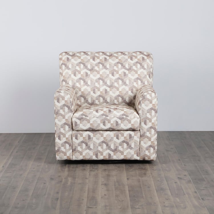 Jesebel Fabric 1-Seater Sofa - Beige