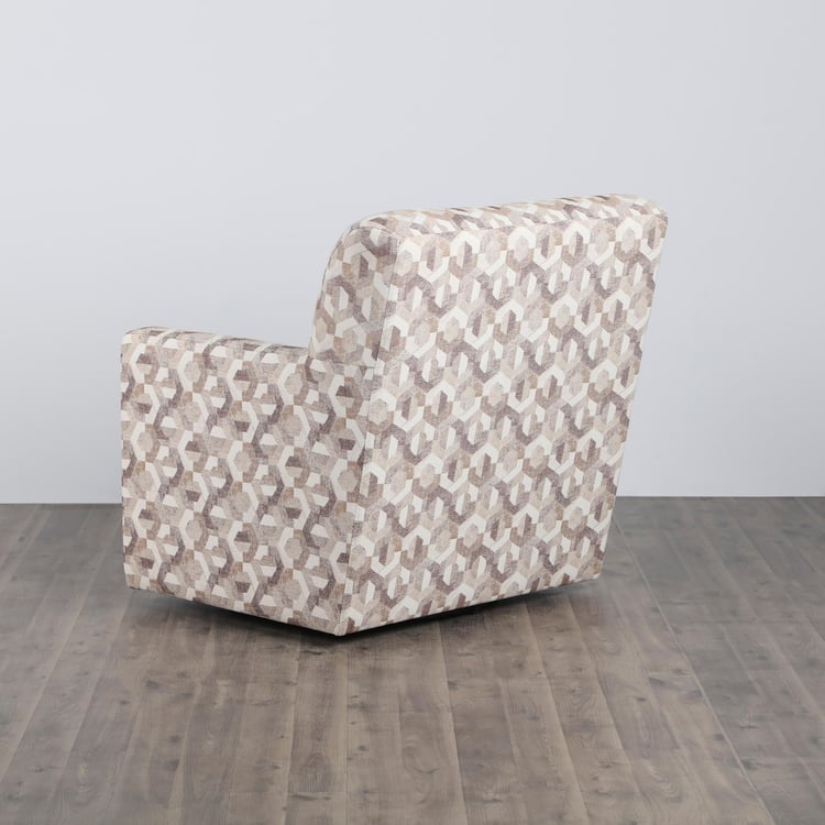 Jesebel Fabric 1-Seater Sofa - Beige