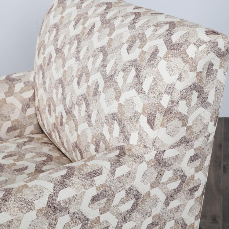 Jesebel Fabric 1-Seater Sofa - Beige