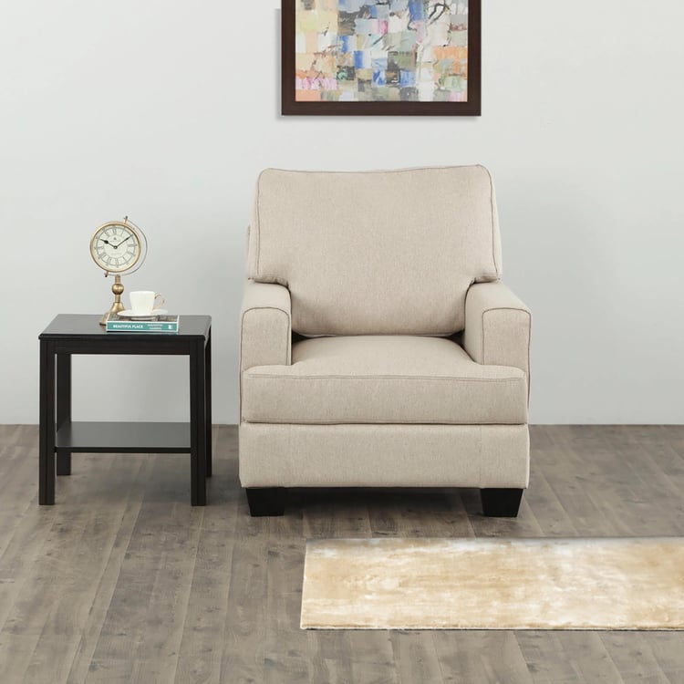 Mexico Fabric 1-Seater Sofa - Beige