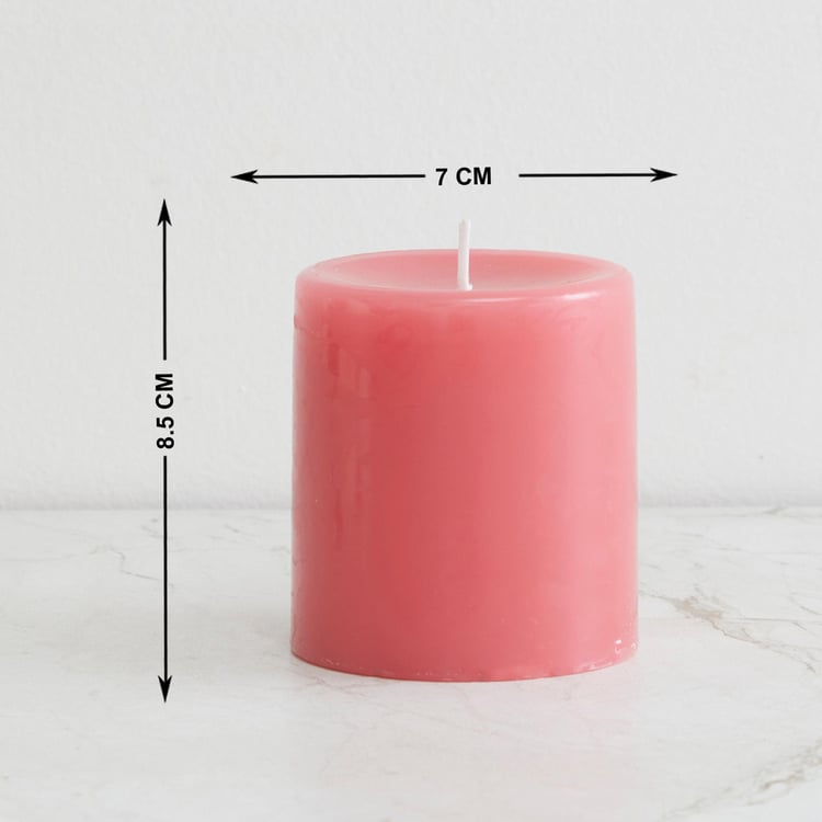 Redolence Raspberry Scented Pillar Candle