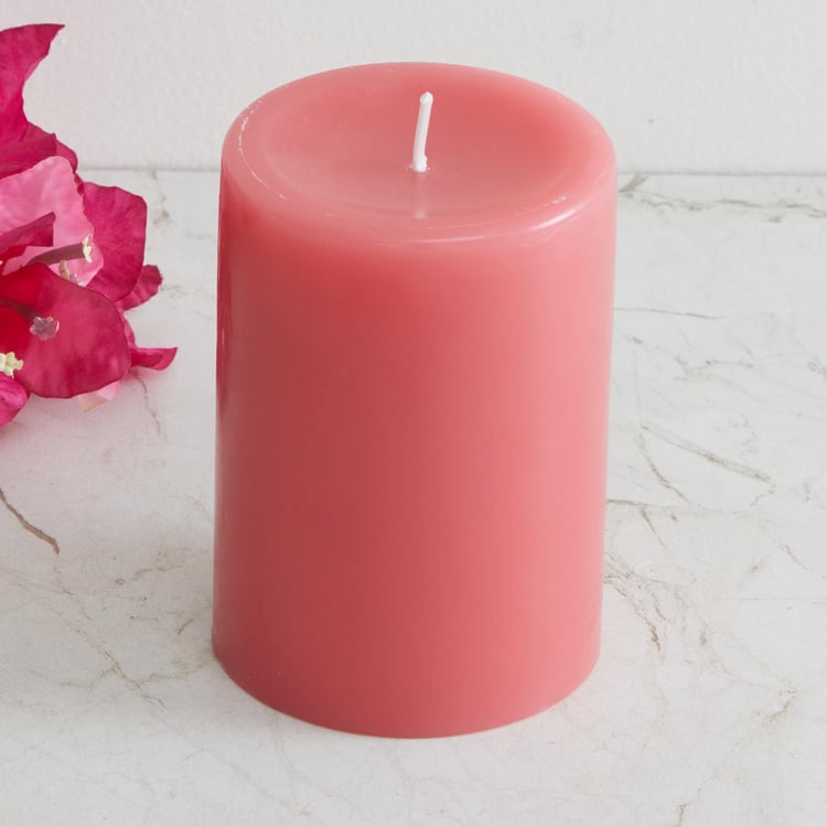 Redolence Raspberry Scented Pillar Candle