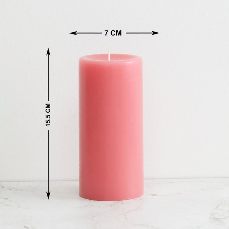 Redolence Raspberry Scented Pillar Candle