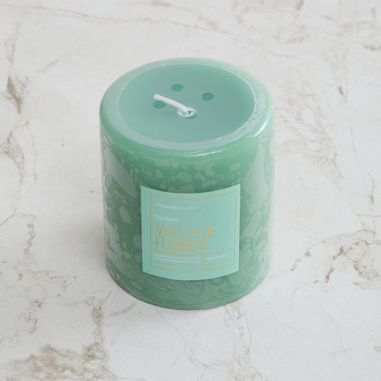 Redolence Verdure Scented Pillar Candle