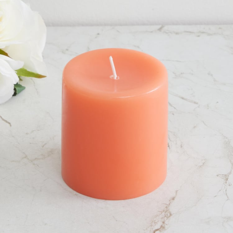 Redolence Mandarin Scented Pillar Candle