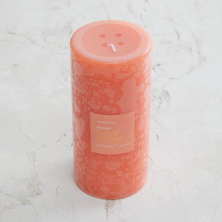 Redolence Mandarin Scented Pillar Candle