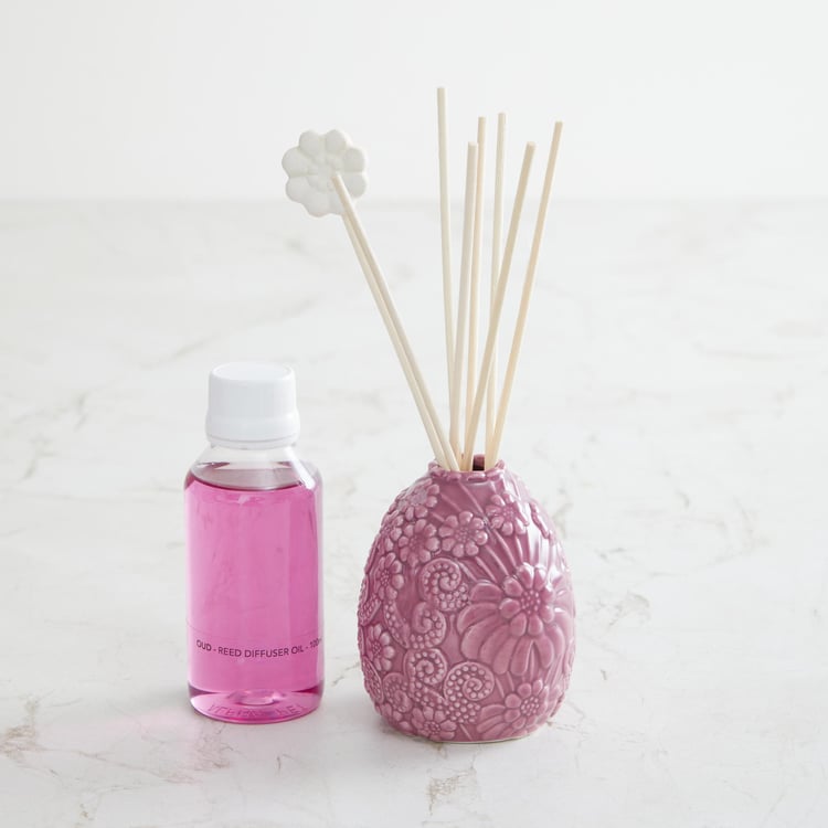 Redolence Ceramic Oud Reed Diffuser Set