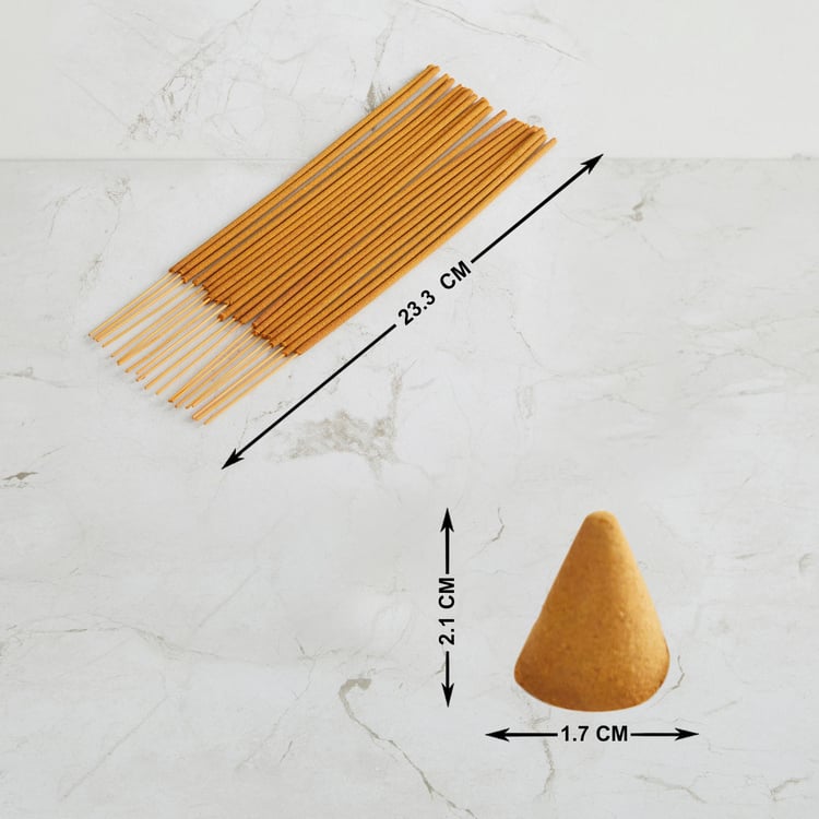 Redolence 20Pcs Neroli Incense Sticks with Holder