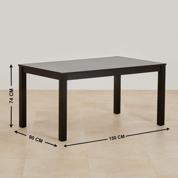 Helios Diana 6-Seater Dining Table - Brown
