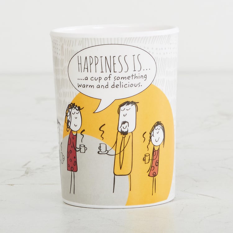 Melina Aleka Happiness Set of 4 Tumbler - 300 ml