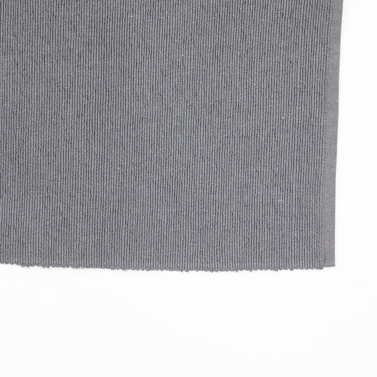 Kale Solid Runner - Cotton - Table Runner : 0.33 m  x 1.2 m -Grey