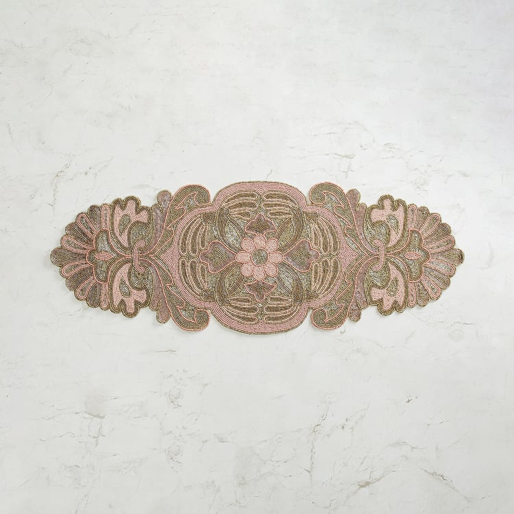 Moksha Beaded Table Runner - 33 x 90 cm