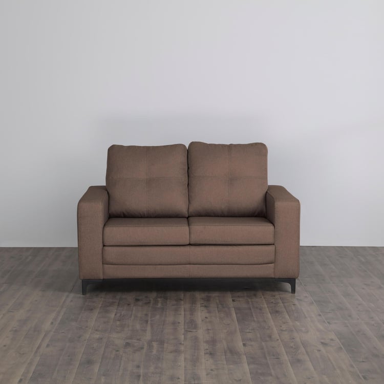 Allen Fabric 2-Seater Sofa - Brown