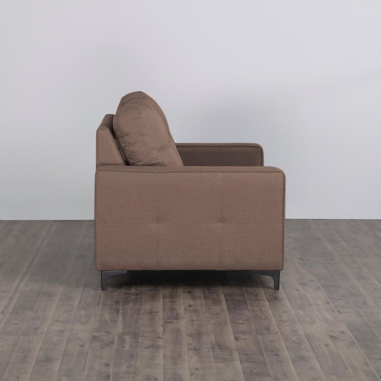 Allen Fabric 2-Seater Sofa - Brown