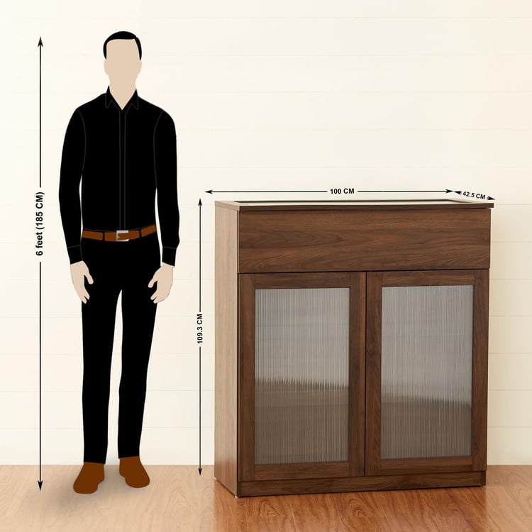 Lewis Bar Cabinet - Brown