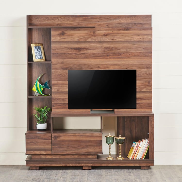 Lewis Entertainment Wall Unit - Brown