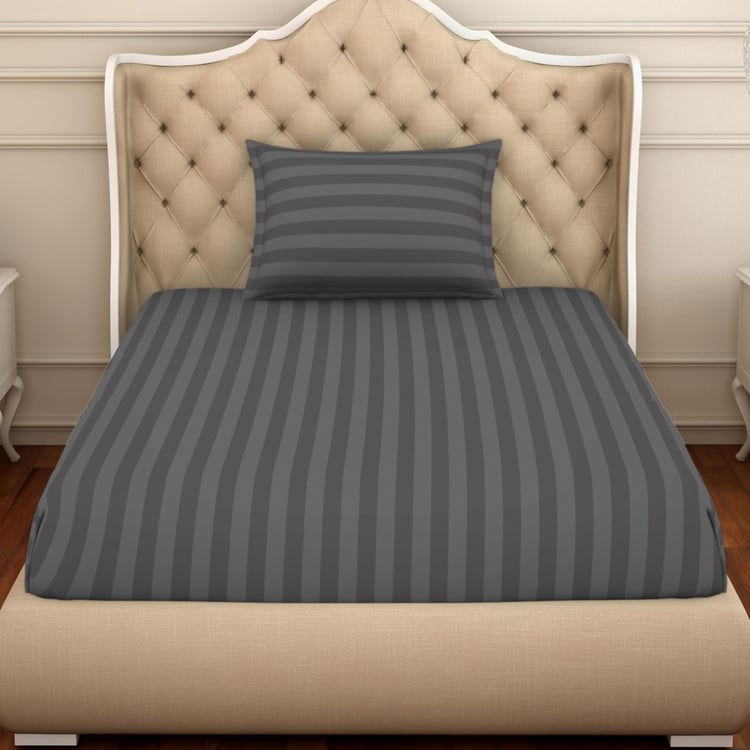 SPACES Skyrise Striped 2-Piece Single Bedsheet Set - 152 x 228 cm