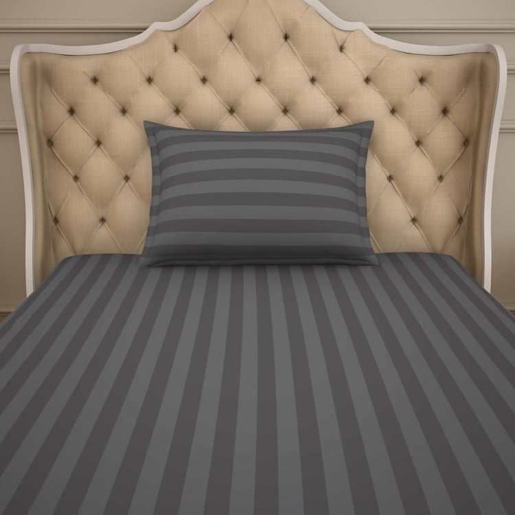 SPACES Skyrise Striped 2-Piece Single Bedsheet Set - 152 x 228 cm