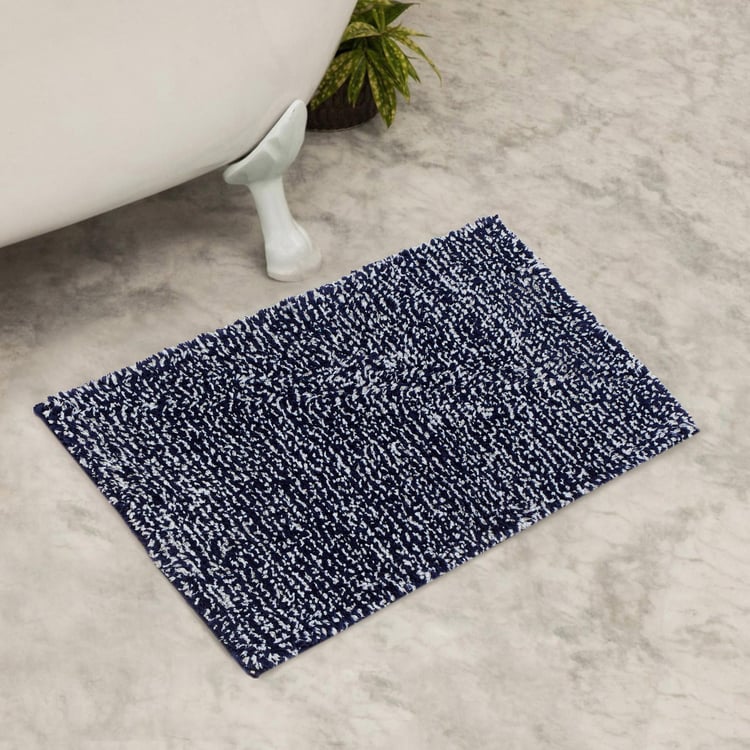 Pristine Textured Single Pc. Bath Mat - 40 cmL x 60 cmW - Polyester - Multicolour