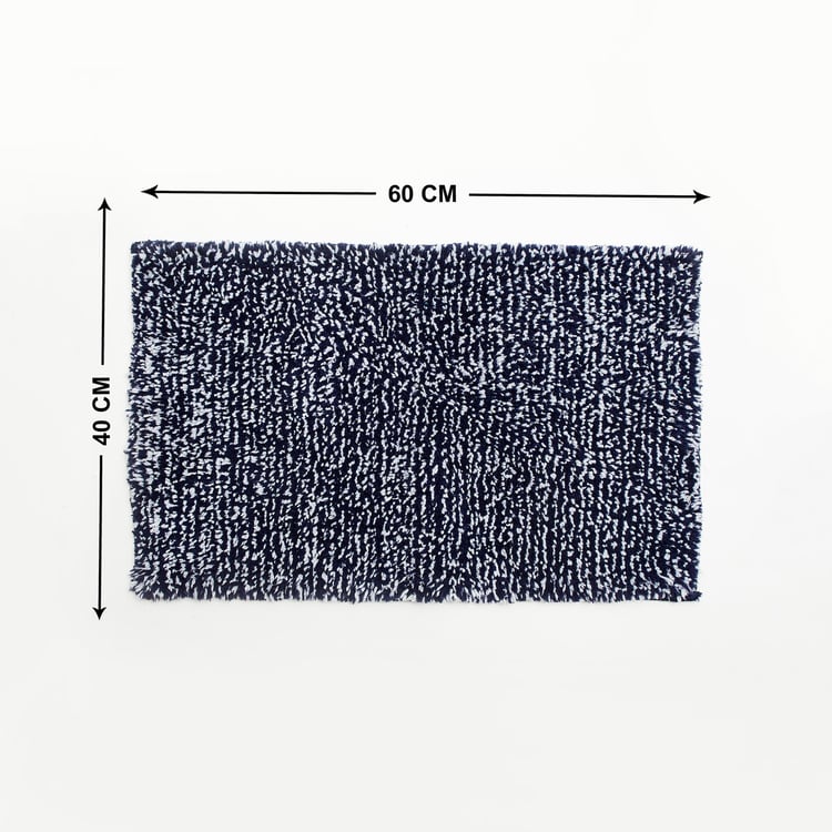 Pristine Textured Single Pc. Bath Mat - 40 cmL x 60 cmW - Polyester - Multicolour