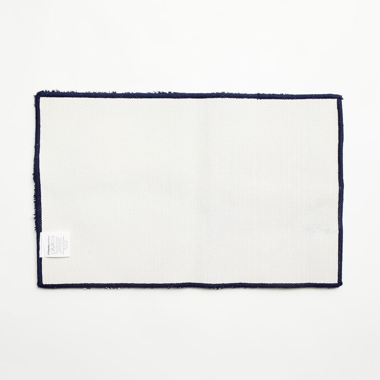 Pristine Textured Single Pc. Bath Mat - 40 cmL x 60 cmW - Polyester - Multicolour