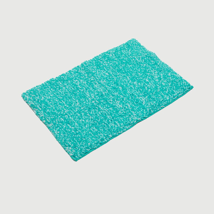 Pristine Solid Single Pc. Bath Mat - 40 cmL x 60 cmW - Polyester - Blue