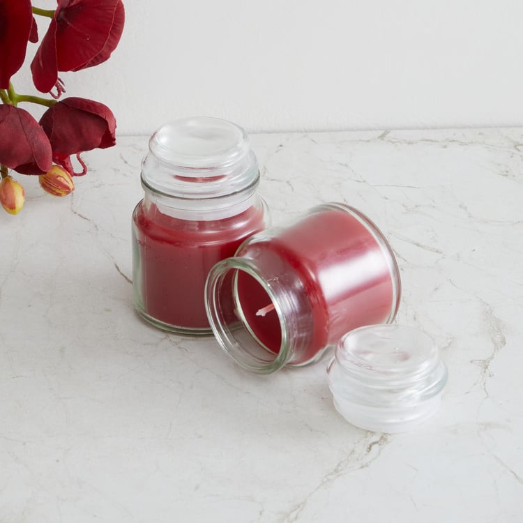 Colour Connect Cranberry Scented Jar Candle