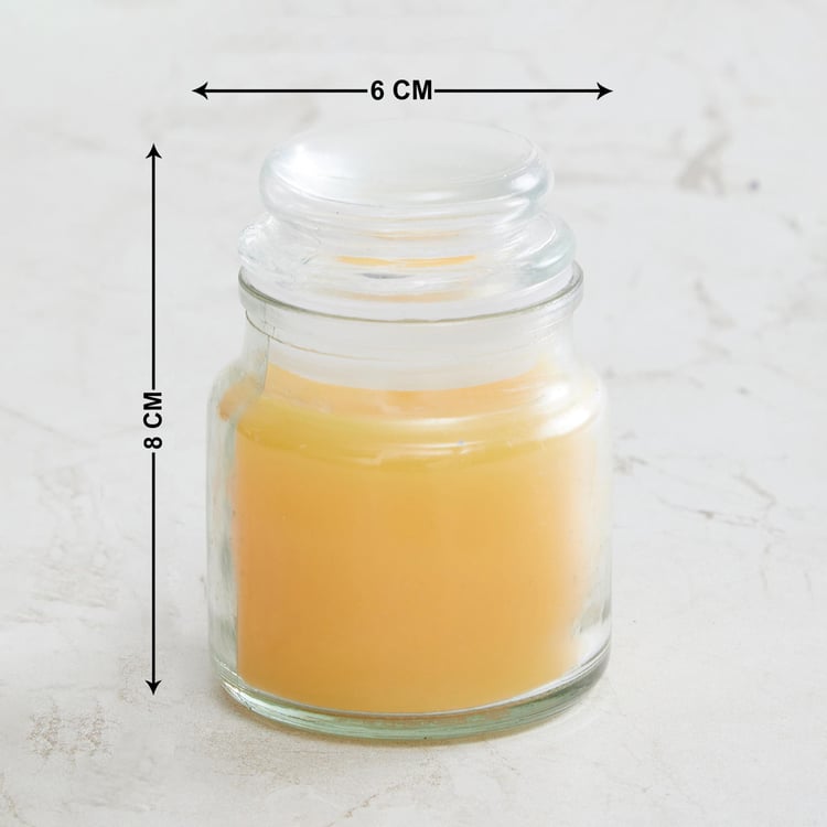 Colour Connect Set of 2 Lemongrass Scented Jar Candles