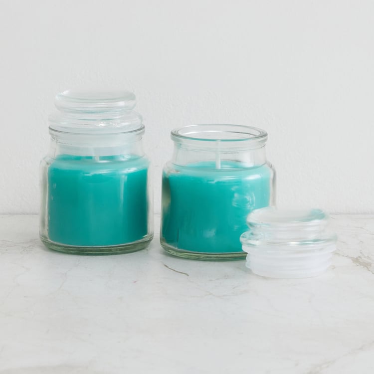 Colour Connect Set of 2 Blueberry Scented Jar Candles