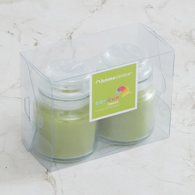 Colour Connect Set of 2 Jasmine Scented Jar Candles