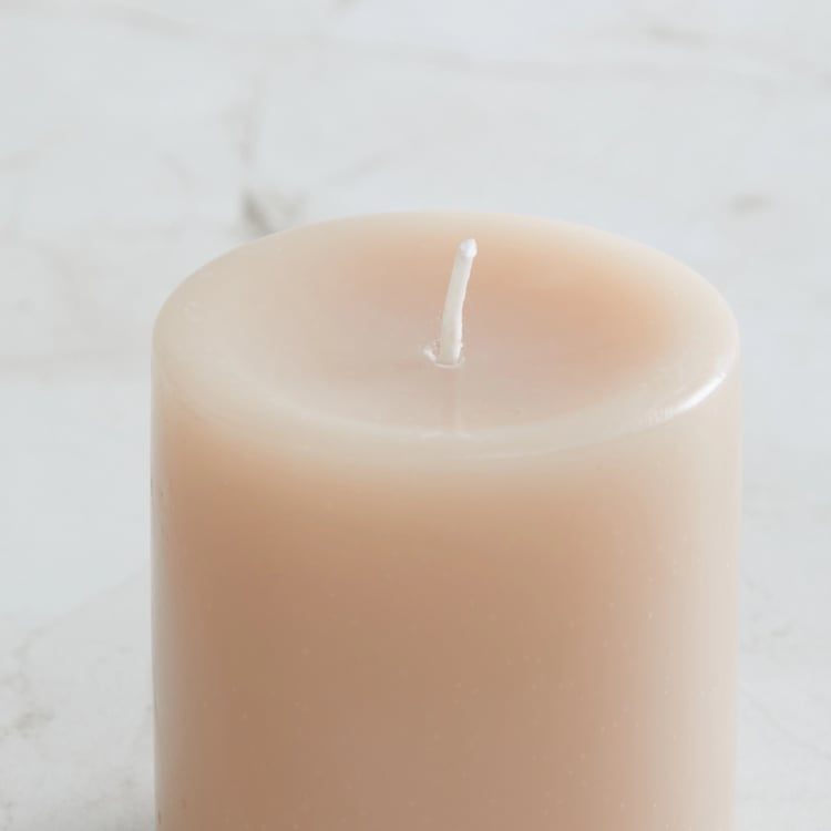 Marshmallow Cedarwood Scented Pillar Candle