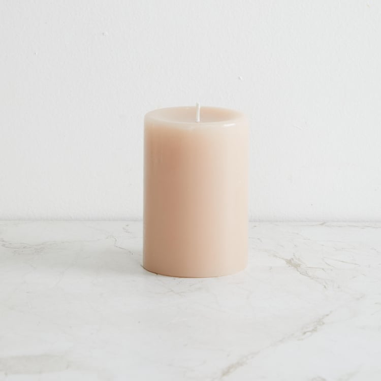 Marshmallow Cedarwood Scented Pillar Candle