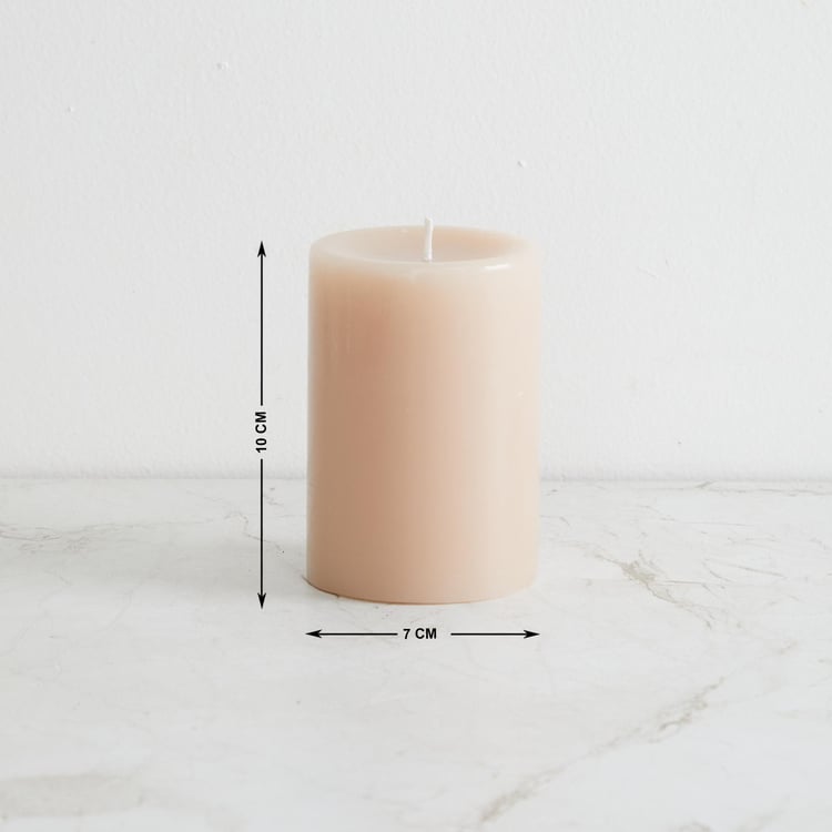 Marshmallow Cedarwood Scented Pillar Candle