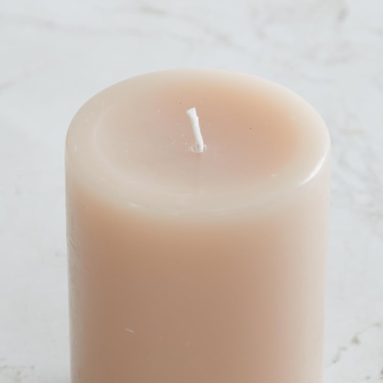 Marshmallow Cedarwood Scented Pillar Candle