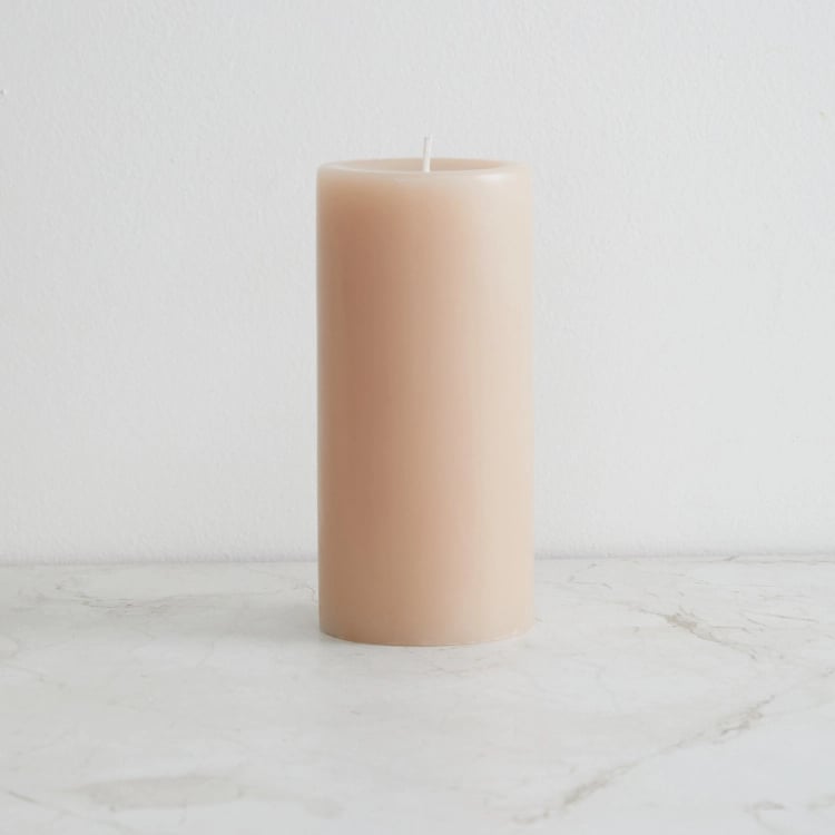 Marshmallow Cedarwood Scented Pillar Candle