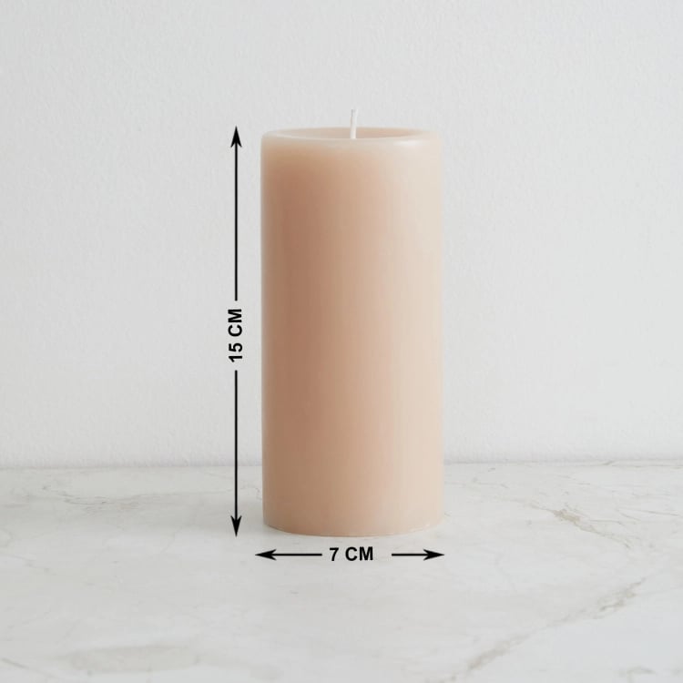 Marshmallow Cedarwood Scented Pillar Candle