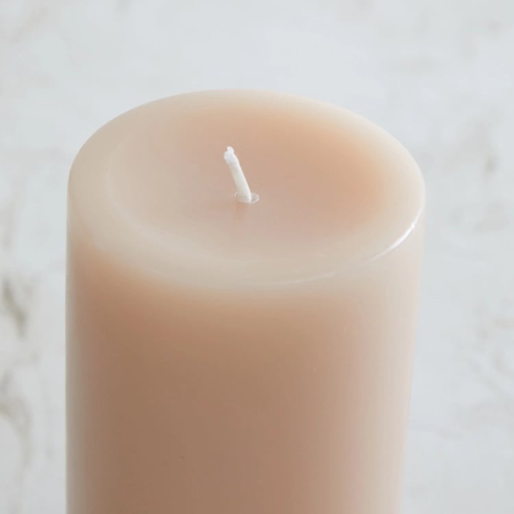 Marshmallow Cedarwood Scented Pillar Candle