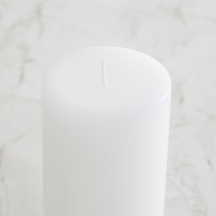 Marshmallow Lily Scented Pillar Candle