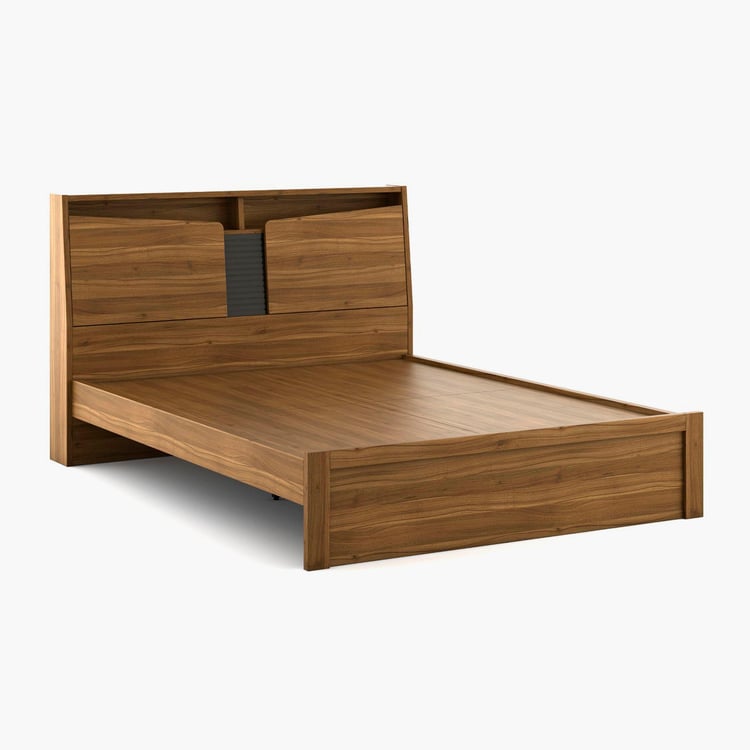 Quadro Flex King Bed - Brown