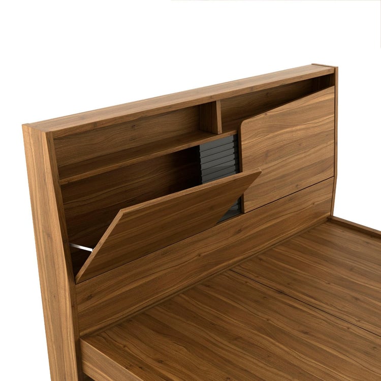 Quadro Flex Queen Bed - Brown