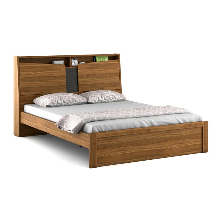 Quadro Flex Queen Bed - Brown