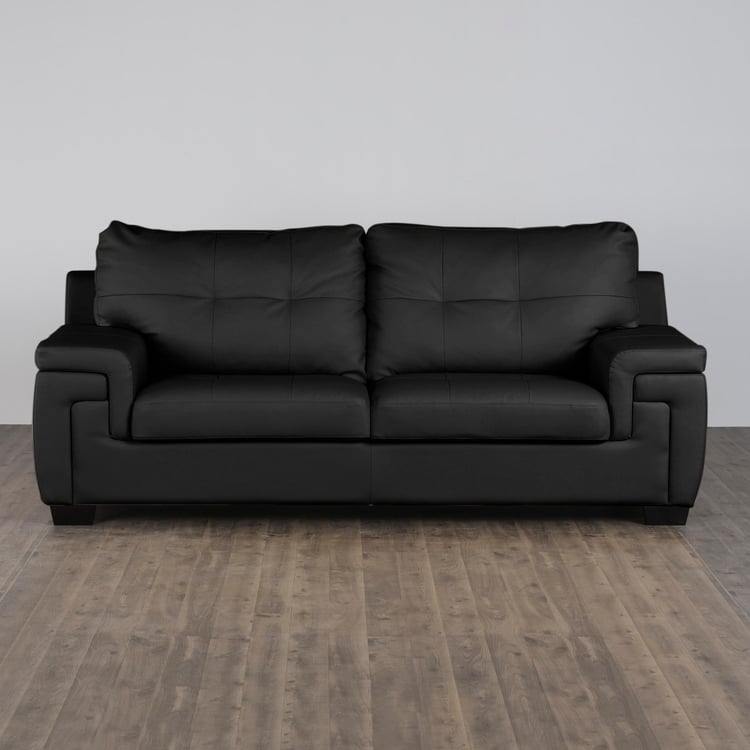 Kassel 3-Seater Sofa - Black